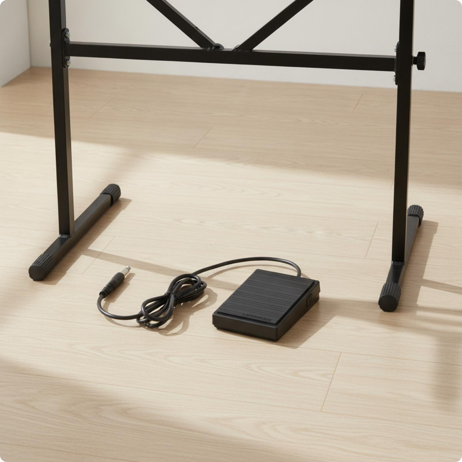 Piano Sustain Pedal - دواسة استدامة احترافية بتصميم البيانو، مخصصة