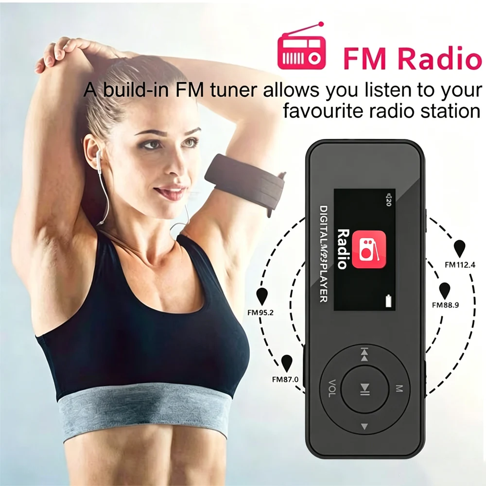 مشغل MP3 محمول من KEBIDU مع بل - مراجعة Audio Music Recorder وسعره