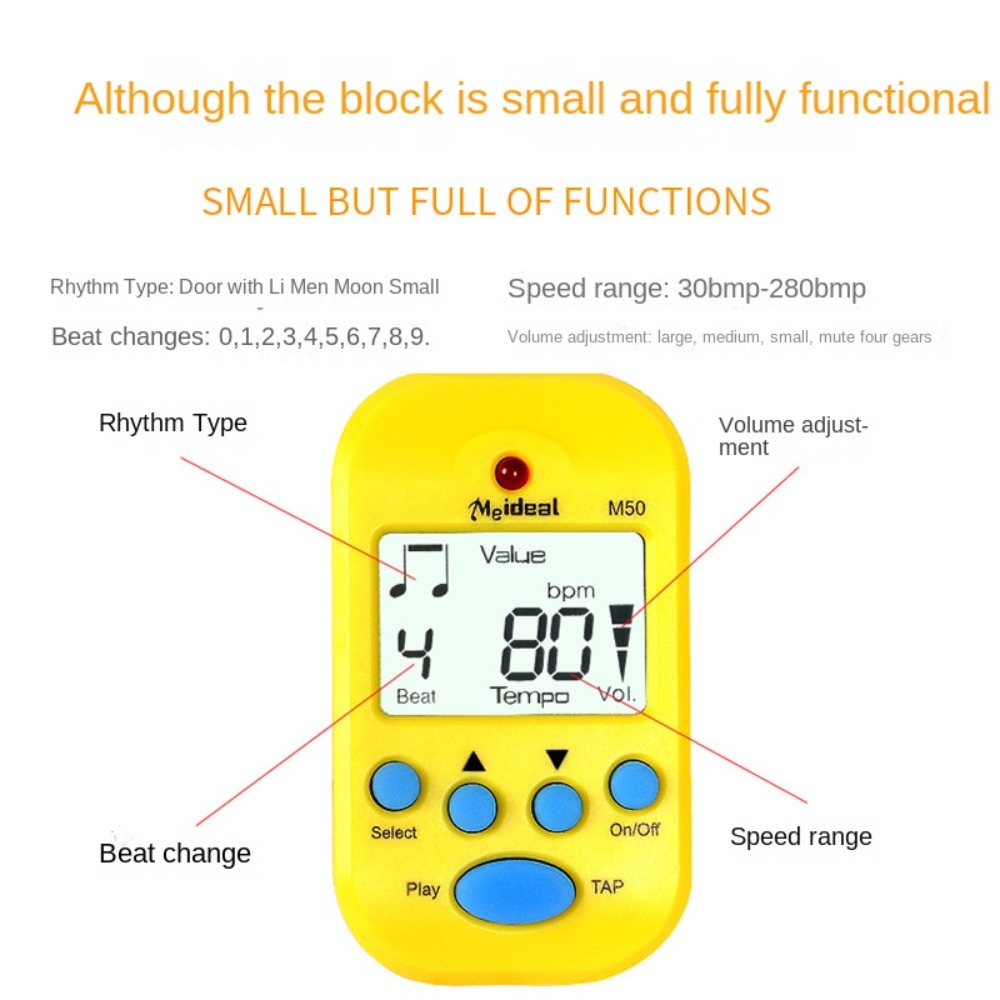 مترونوم رقمي صغير بشاشة LCD مع - مراجعة Metronome Digital وسعره