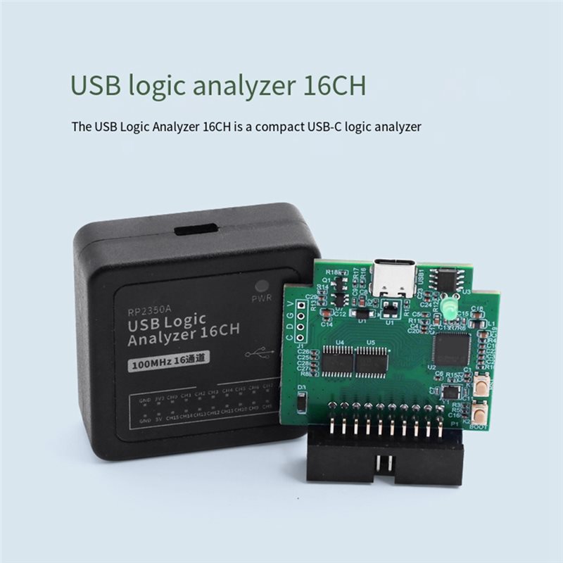 محلل منطقي رقمي USB-C بـ 16 قن - مراجعة Metronome Digital وسعره