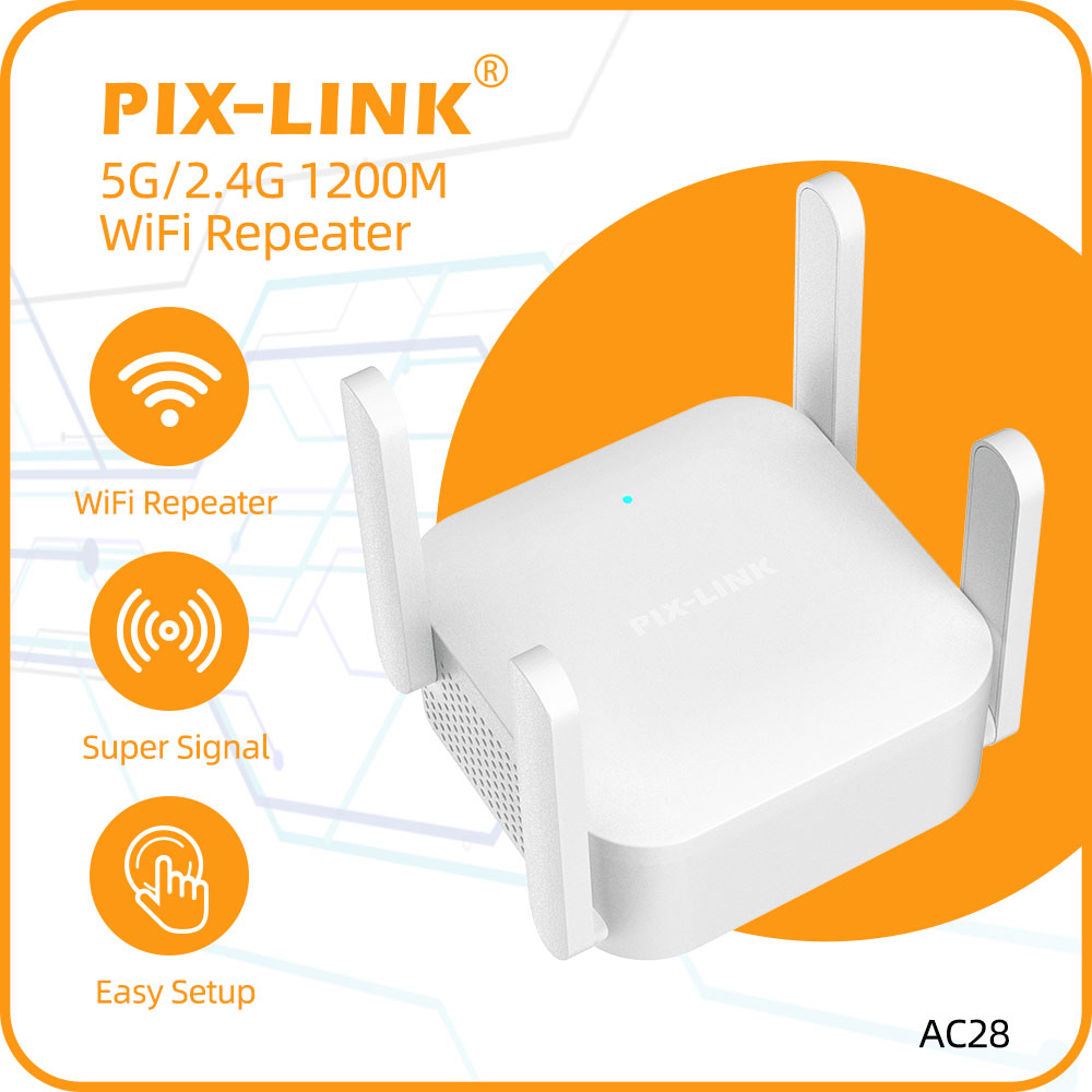 PIX-LINK AC281200mbps مكرر لاس - مراجعة Portable Amplifier Mini وسعره