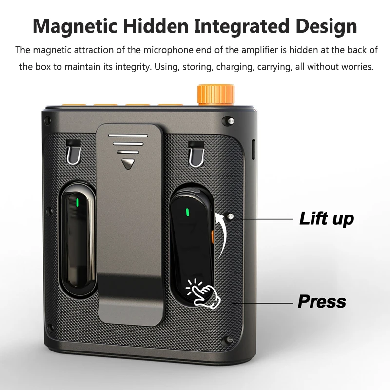 مضخم صوت محمول مع ميكروفون Lav - مراجعة Portable Amplifier Mini وسعره