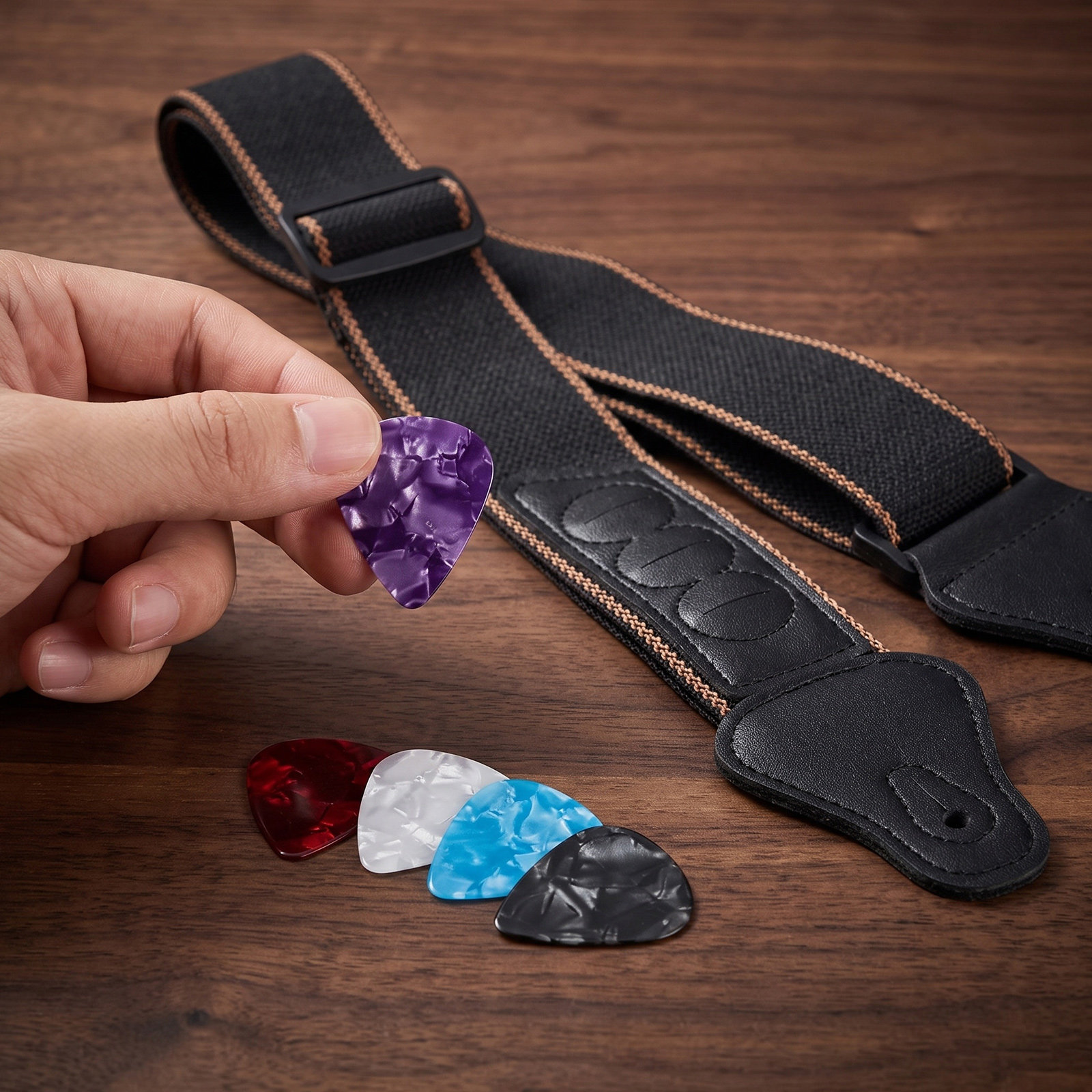 مجموعة حزام جيتار قابل للتعديل - مراجعة Guitar Strap Padded وسعره