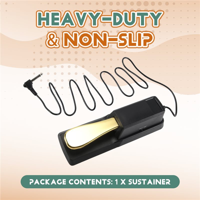 Y67A-Universal Sustain Pedal د - مراجعة Piano Sustain Pedal وسعره