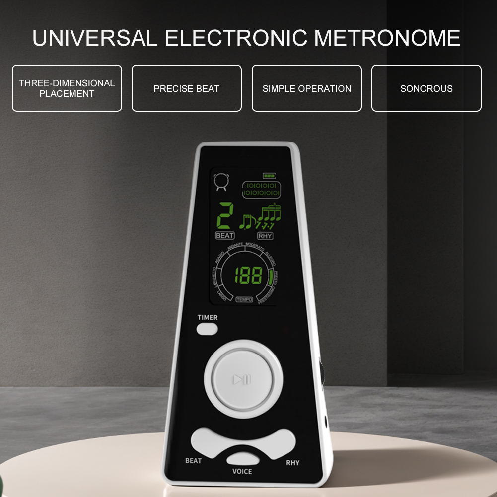 ميترونوم رقمي قابل لتعديل مستو - مراجعة Metronome Digital وسعره